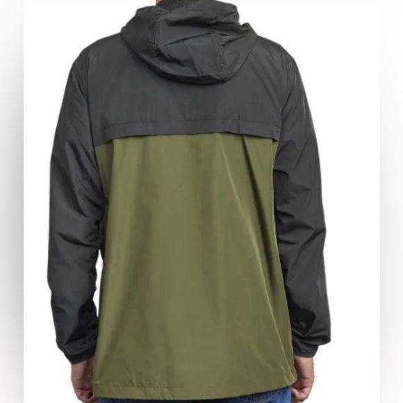 RVCA Men's Black, Maroon, and Olive Windbreaker Sz/XL - Picture 10 of 16